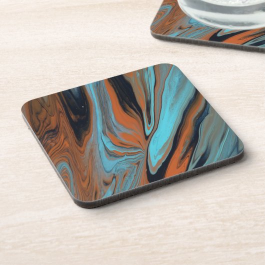 流動率の南西ターコイズのコースター コースター (左側)