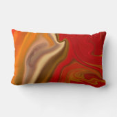 流動的アート ランバークッション (裏面)