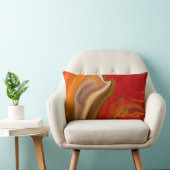 流動的アート ランバークッション (椅子)