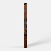 流動的接続 モダン コズミック アブストラクト アート SAMSUNG GALAXYケース (右側面)