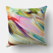 流動色の枕 クッション (裏面)