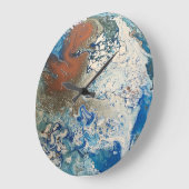 流動芸術の柱時計 ラージ壁時計 (傾斜)