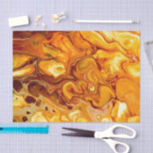 流動芸術は抽象芸術を注ぎます 薄葉紙 (クラフト)