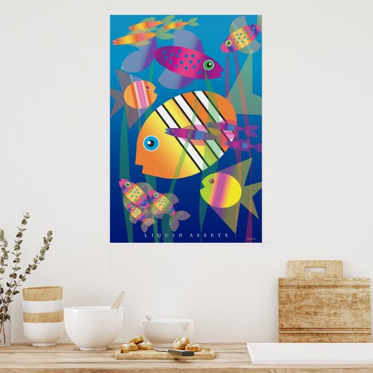 流動資産 ポスター (キッチン)