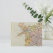 流域マップ（イングランド、ウェールズ） 3 ポストカード (スタンド正面)