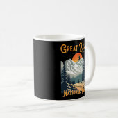 流域素晴らしハイキング コーヒーマグカップ (正面右)