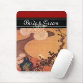 流日本の結婚れによる菊 マウスパッド (マウス)