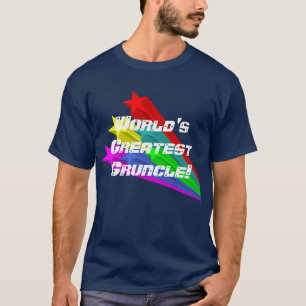 流星との"世界最も素晴らしいGruncle"で Tシャツ