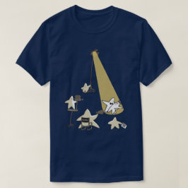 流星のおもしろいな単語のしゃれの漫画のグラフィック Tシャツ