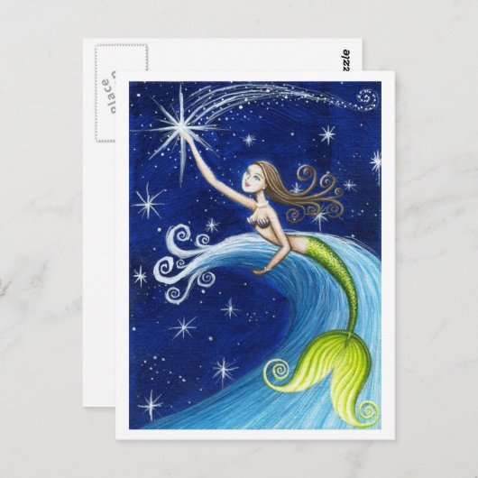 流星の人魚 ポストカード (正面/裏面)