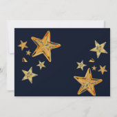 流星の結婚式招待状 招待状 (裏面)