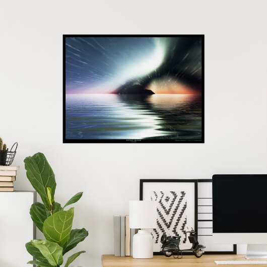 流星シャワー ポスター (ホームオフィス)