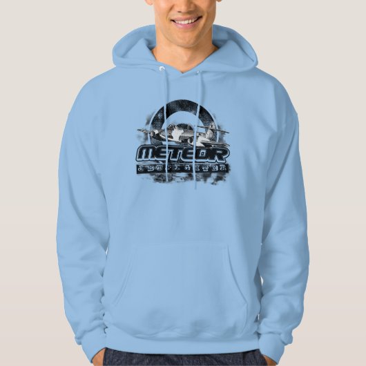 流星フード付きスウェットシャツTシャツ パーカ (正面)