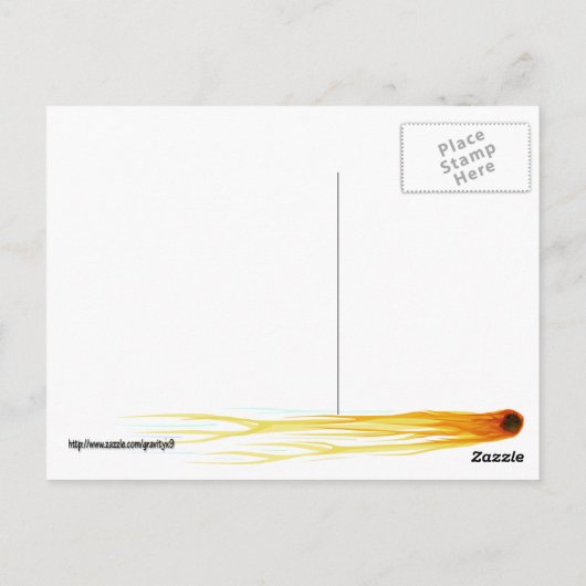 流星日 ポストカード (裏面)