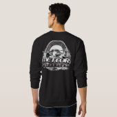 流星汗シャツTシャツ スウェットシャツ (裏面フル)