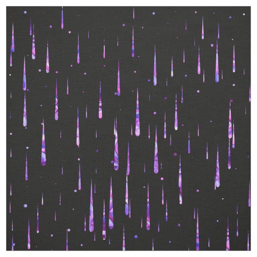 流星雨-紫色 ファブリック (見本)