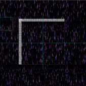 流星雨-紫色 ファブリック (タイル)