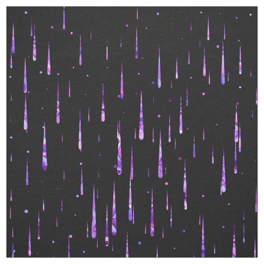 流星雨-紫色 ファブリック (見本)