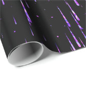 流星雨-紫色 ラッピングペーパー (ロールコーナー)