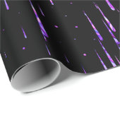 流星雨-紫色 ラッピングペーパー (ロールコーナー)