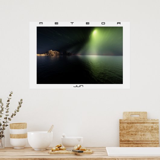 流星 ポスター (キッチン)