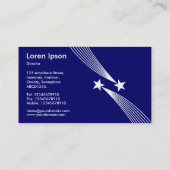 流星-濃紺の000066の白 名刺 (裏面)