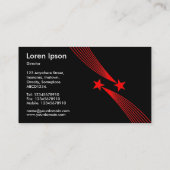 流星-黒の赤 名刺 (裏面)