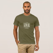 流暢なIRS EST. 1913 面白い会計士 税金 Tシャツ (正面フル)