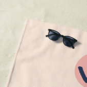 流暢話な友達™引用文 ビーチタオル (インサイチュ)