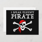 流暢話な海賊 ポストカード (正面/裏面)