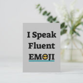 流暢話な絵文字 ポストカード (スタンド正面)