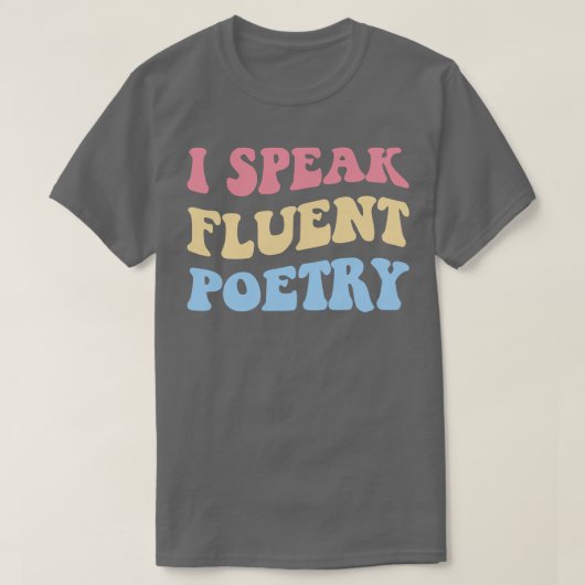 流暢話な詩II Tシャツ (デザイン正面)