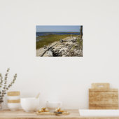 流木がビーチ ポスター (キッチン)