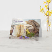 流木のジャーナルそしてバラ カード (黄色い花)