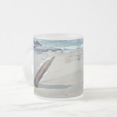 流木のチェーンなし フロストグラスマグカップ (正面左)