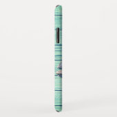 流木のビーチのiPhone XRの明るいヒスイ Case-Mate iPhoneケース (裏面/右)