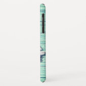 流木のビーチのiPhone XRの明るいヒスイ Case-Mate iPhoneケース (裏面/左)