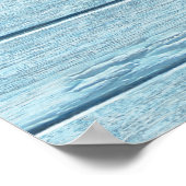 流木のビーチハウス家族の印ポスター ポスター (角)