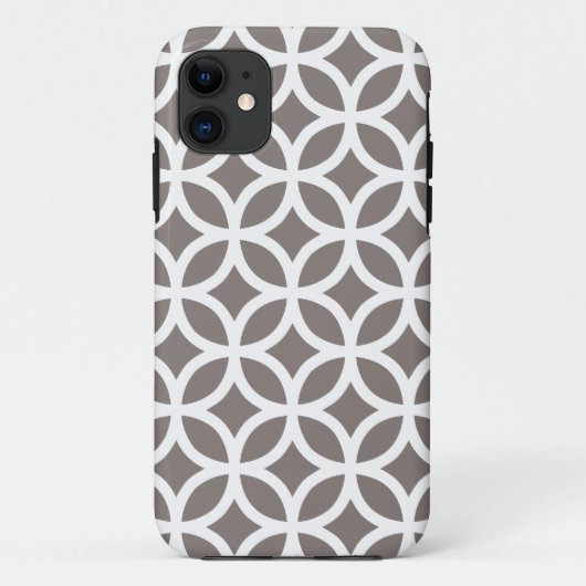 流木のブラウン幾何学的なIphone 5の例 Case-Mate iPhoneケース (裏面)