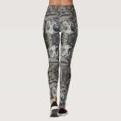 流木の写真マーリング沿岸木目 レギンス (裏面)