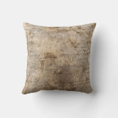 流木の写真。 風化させた木のイメージ クッション (裏面)