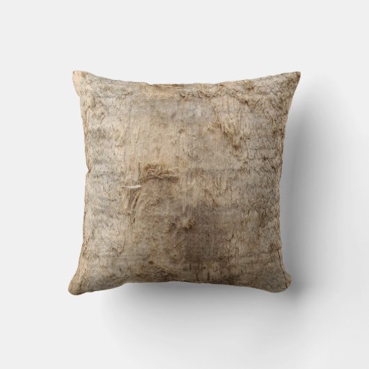 流木の写真。 風化させた木のイメージ クッション (裏面)