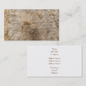 流木の写真。 風化させた木のイメージ 名刺 (正面/裏面)