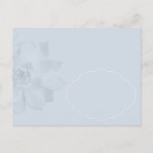 流木の多肉性サボテンの結婚式の日付を保存 案内ポストカード (裏面)