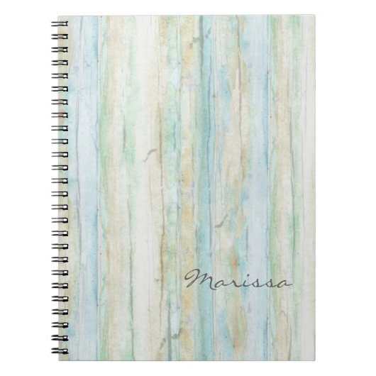 流木の海のビーチハウス沿岸Seashoredriftw ノートブック (正面)