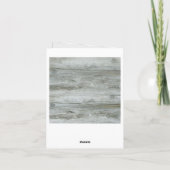 流木の背景テクスチャ カード (裏面)