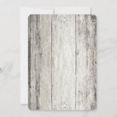 流木の背景招待状 招待状 (裏面)