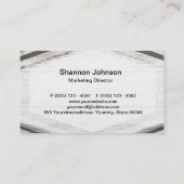 流木の背景 名刺 (裏面)