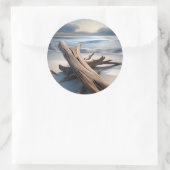 流木をビーチ。 ラウンドシール (バッグ)