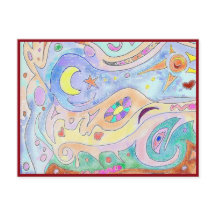 流木アート ポストカード